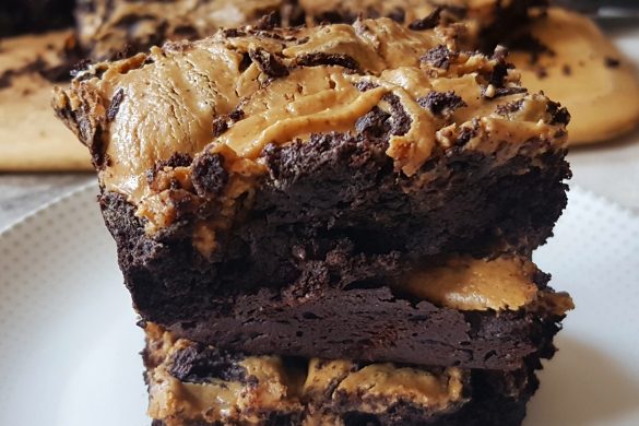 Chocolate Peanut Butter-Swirl Brownies