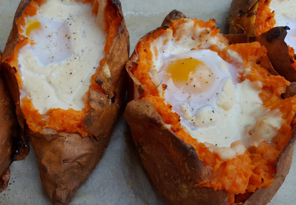 Sweet Potato Baked Eggs The Big Wide World and Me